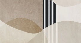 Carta da parati con forme creative