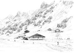 Carta da parati Clusaz ski fond montagne Confins