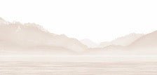 Carta da parati Annecy e il suo tranquillo lago beige