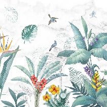 Carta da parati Végétal & Bird