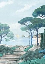 Carta da parati passeggiata nei torrenti