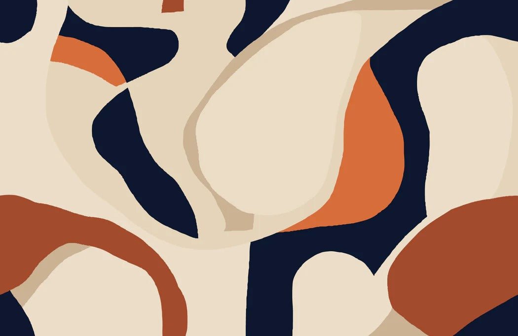 Carta da parati armonia contemporanea