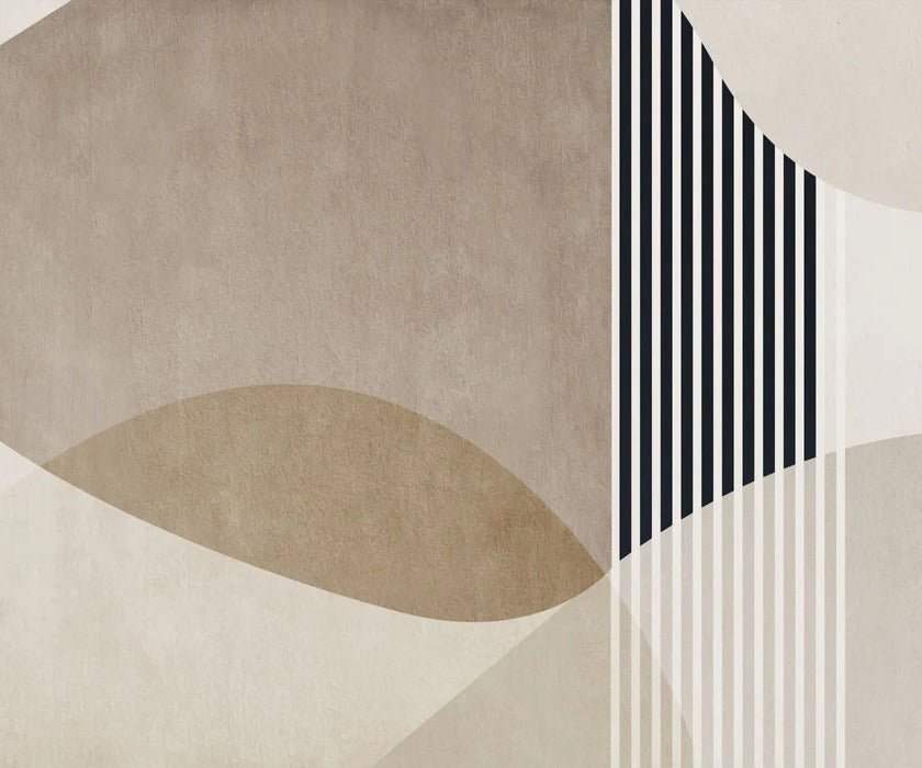 Carta da parati con forme creative