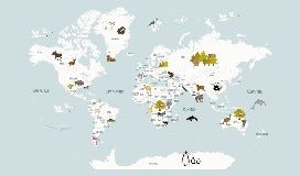 Mappa del mondo per bambini in carta da parati francese blu ghiaccio