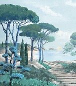 Carta da parati passeggiata nei torrenti