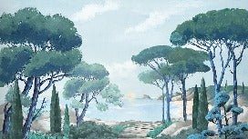 Carta da parati passeggiata nei torrenti