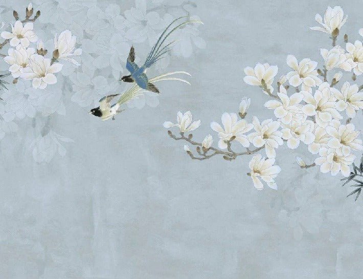 Carta da parati Floral Bird