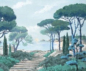 Carta da parati passeggiata nei torrenti