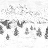 Carta da parati Aiguilles d'Arves