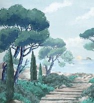 Carta da parati passeggiata nei torrenti