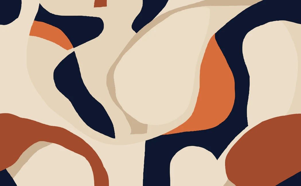 Carta da parati armonia contemporanea