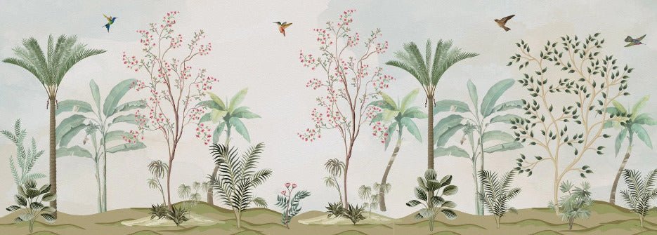 Carta da parati Chinoiserie jungle