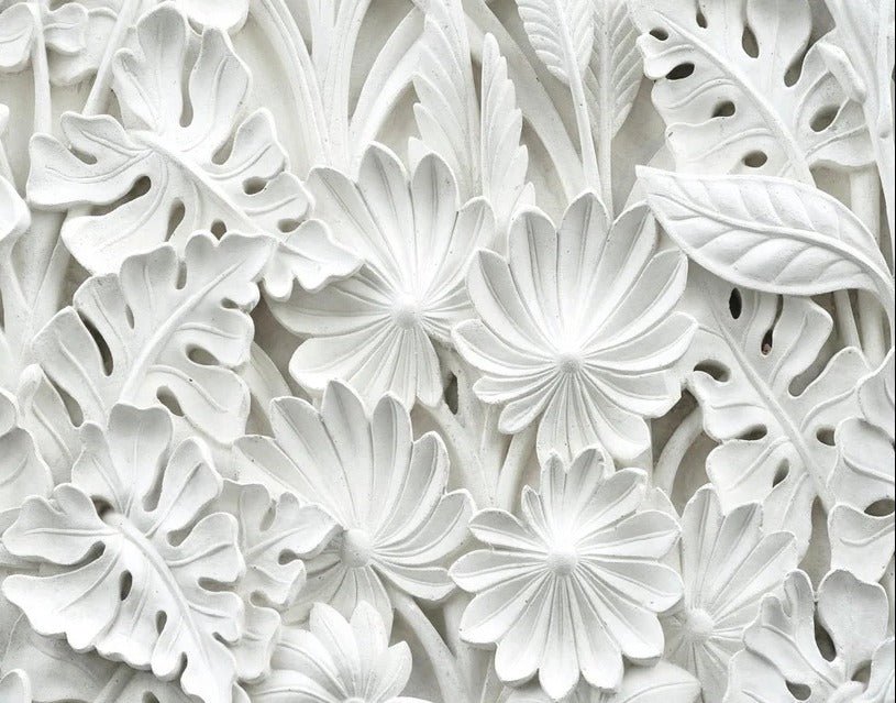 Carta da parati White Garden