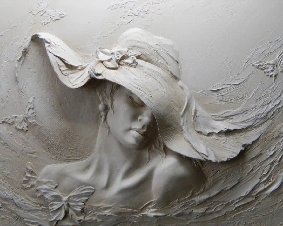 Donna Sculpt carta da parati