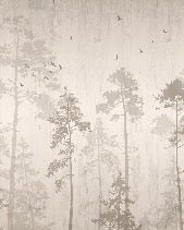 Carta da parati foresta autunnale