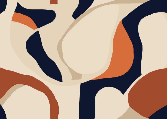 Carta da parati armonia contemporanea