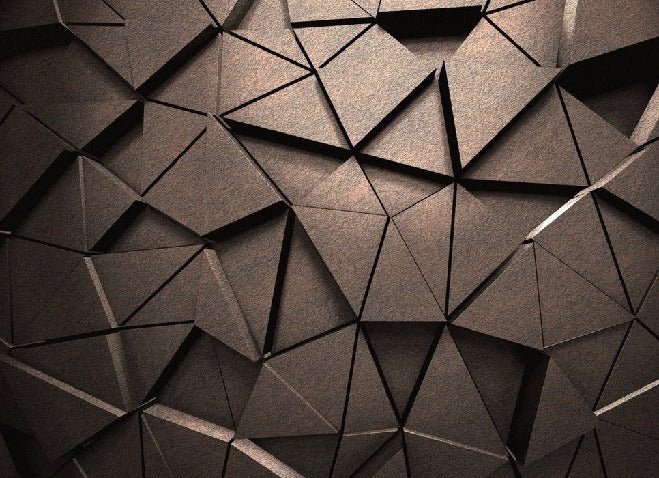 Prospettiva nera ruggine 3D wallpaper
