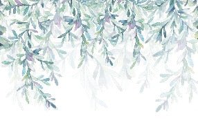 Carta da parati in stile vegetale e scandinavo
