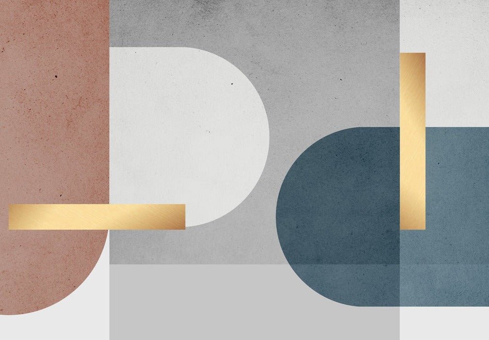 Carta da parati grafica in cemento