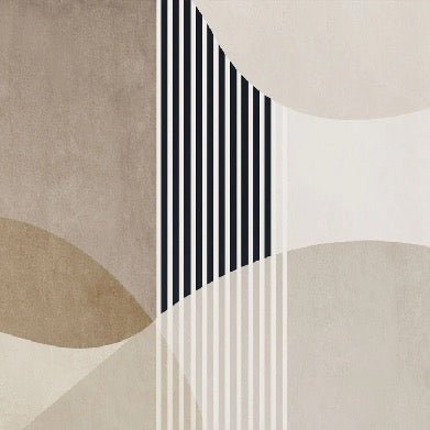 Carta da parati con forme creative