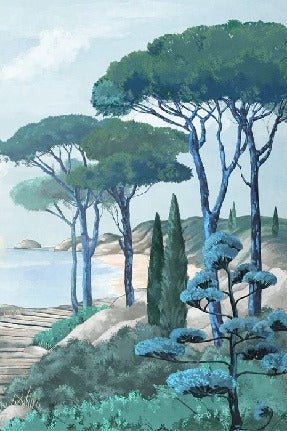 Carta da parati passeggiata nei torrenti