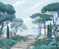 Carta da parati passeggiata nei torrenti