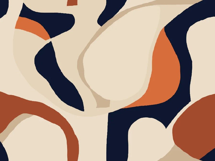 Carta da parati armonia contemporanea