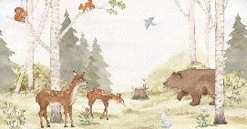 Carta da parati della foresta incantata