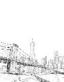 Carta da parati architettura New York