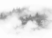 Sfondo grigio nebbia delle cime