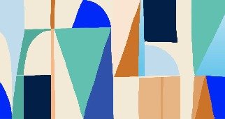Carta da parati astratta geometrica di tendenza