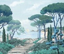 Carta da parati passeggiata nei torrenti