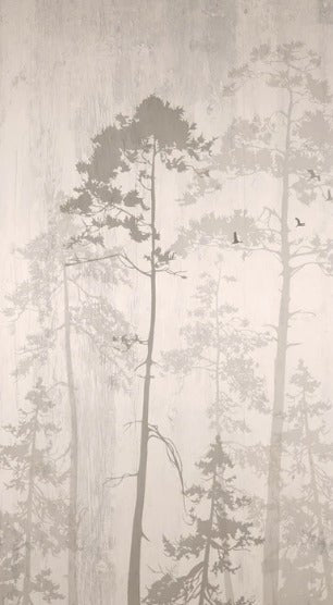 Carta da parati foresta autunnale