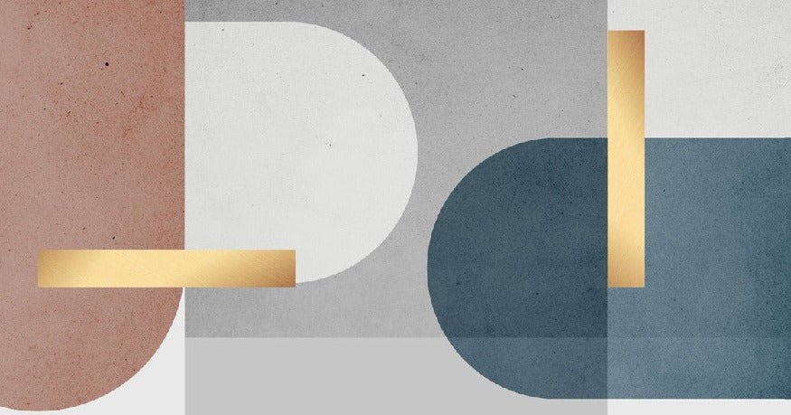 Carta da parati grafica in cemento