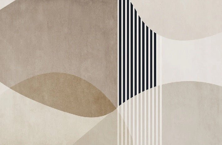 Carta da parati con forme creative