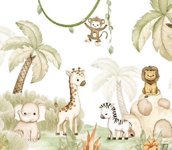Carta da parati animale Savannah e morbidezza
