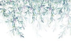 Carta da parati in stile vegetale e scandinavo