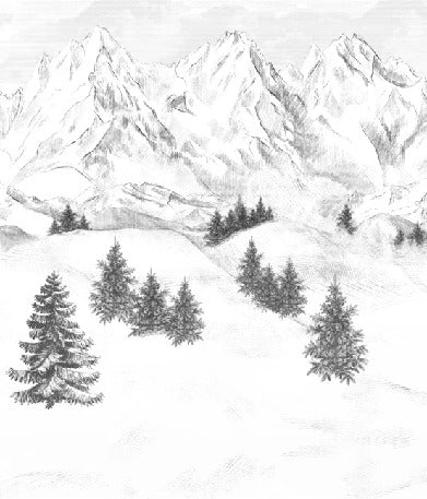 Carta da parati Aiguilles d'Arves