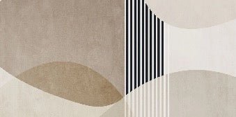 Carta da parati con forme creative