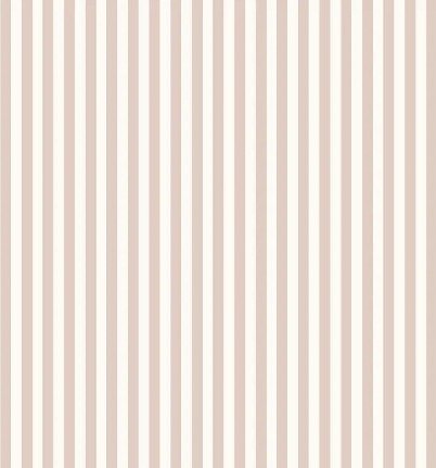 Carta da parati per toilette a righe retrò beige