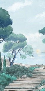 Carta da parati passeggiata nei torrenti