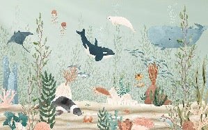 Sfondo per bambini del mondo marino