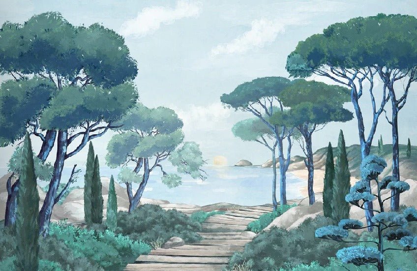 Carta da parati passeggiata nei torrenti