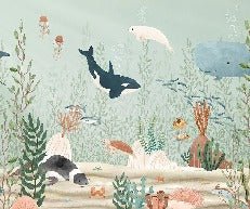 Sfondo per bambini del mondo marino