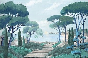 Carta da parati passeggiata nei torrenti