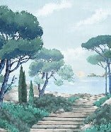 Carta da parati passeggiata nei torrenti