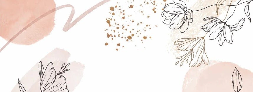 Carta da parati con forme e fiori