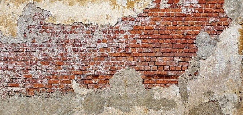Carta da parati bistrot mattoni rotti