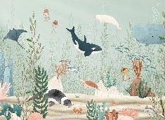 Sfondo per bambini del mondo marino