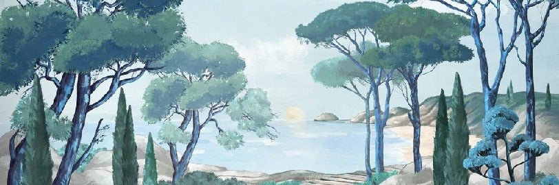 Carta da parati passeggiata nei torrenti